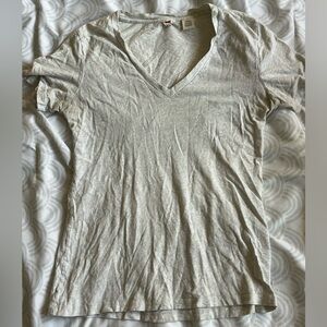 Levi’s White V-Neck